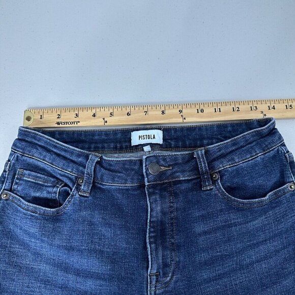 Pistola Ankle Skinny Blue Jeans Size 29 Revolve Preppy Boho Cowgirl - Picture 6 of 9